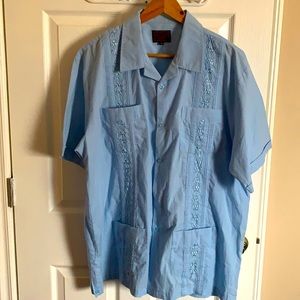 Light blue summer dress shirt